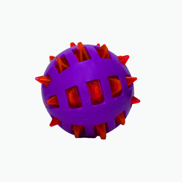 Basil Spike Squeaky Ball Dog Toy